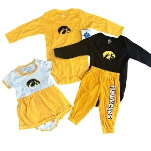 *4 pieces* Iowa Hawkeye 3-6 months